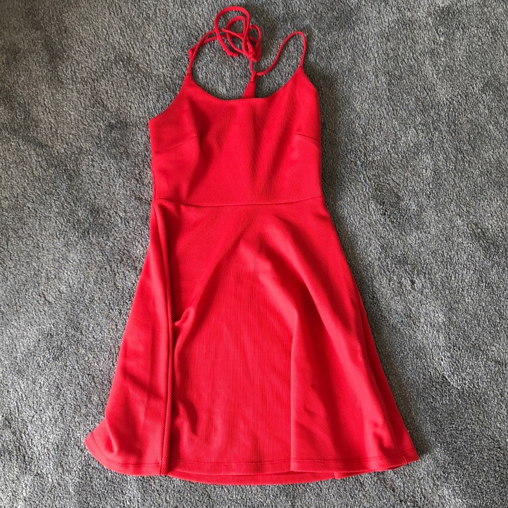 Fabrik Red Game Day Dress size Small